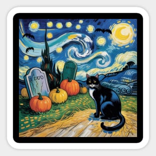 Halloween-Cat Sticker